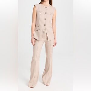 NWT Veronica Beard Komi Pants Sandalwood Melange size 6